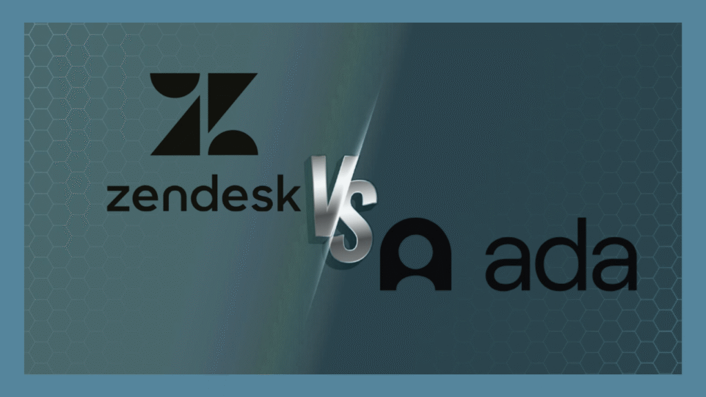 Zendesk vs Ada AI support tools comparison banner