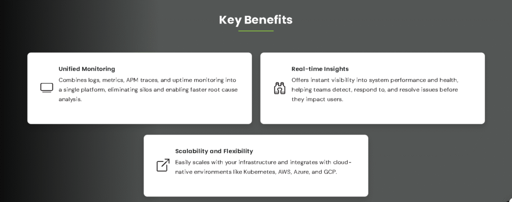 Elastic AIOps dashboard displaying logs, metrics, and root cause analysis an AIOps Platform