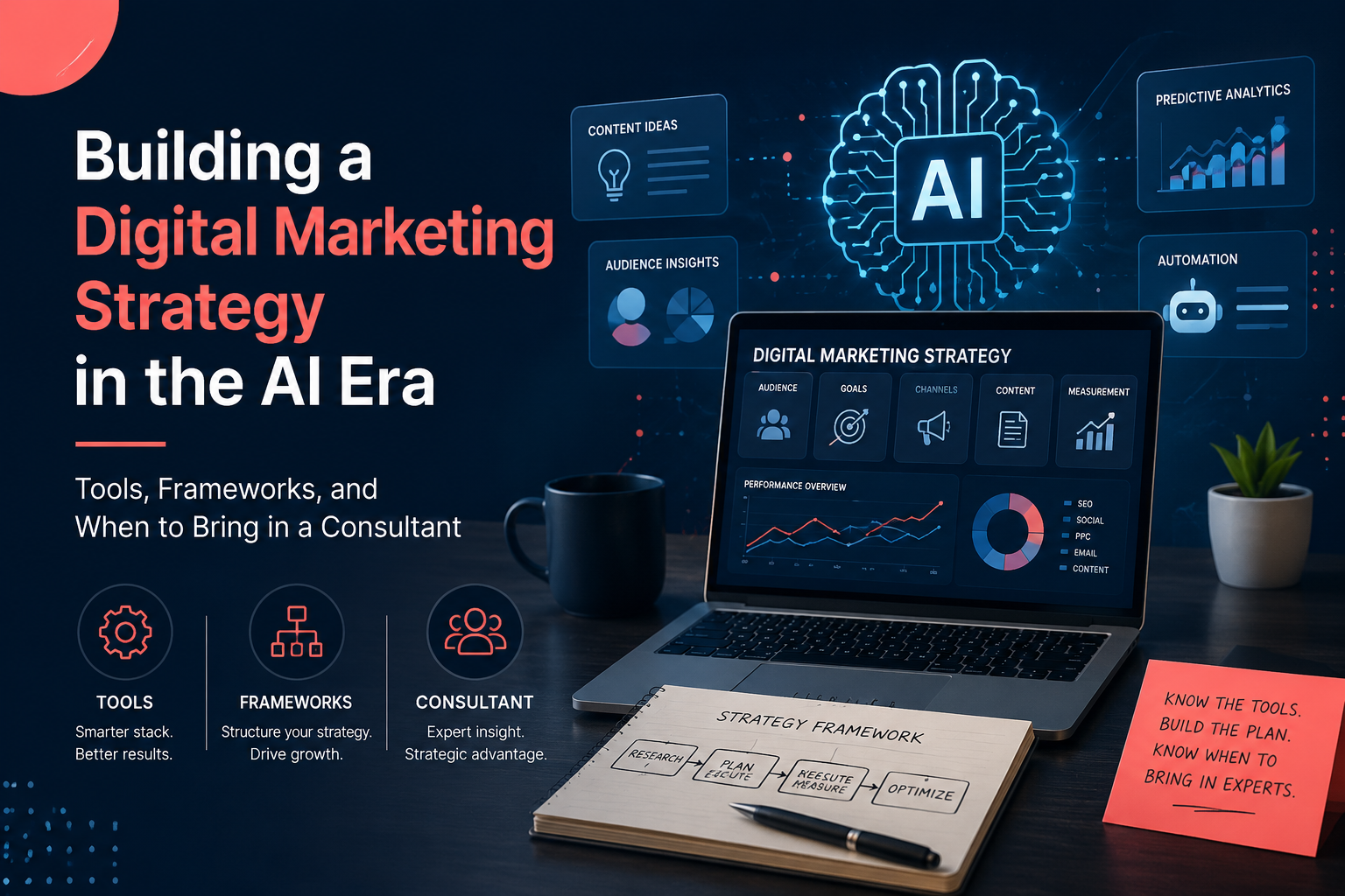 Building a Digital Marketing Strategy in the AI Era: Tools, Frameworks, and When to Bring in a Consultant